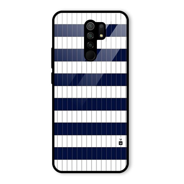 Step Stripes Glass Back Case for Redmi 9 Prime