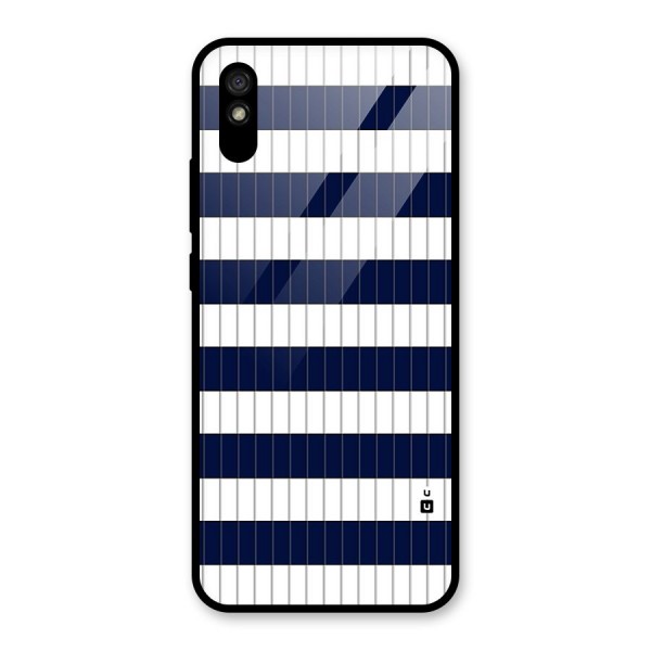 Step Stripes Glass Back Case for Redmi 9i