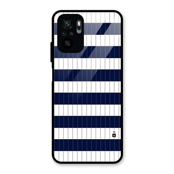 Step Stripes Glass Back Case for Redmi Note 10