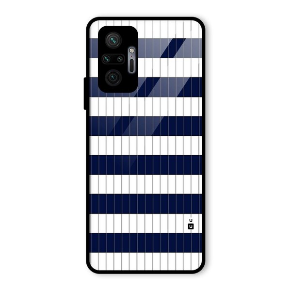 Step Stripes Glass Back Case for Redmi Note 10 Pro