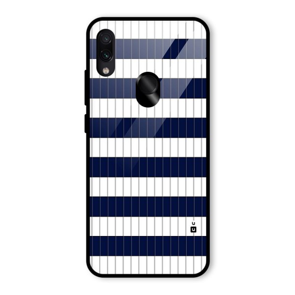 Step Stripes Glass Back Case for Redmi Note 7