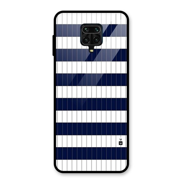 Step Stripes Glass Back Case for Redmi Note 9 Pro