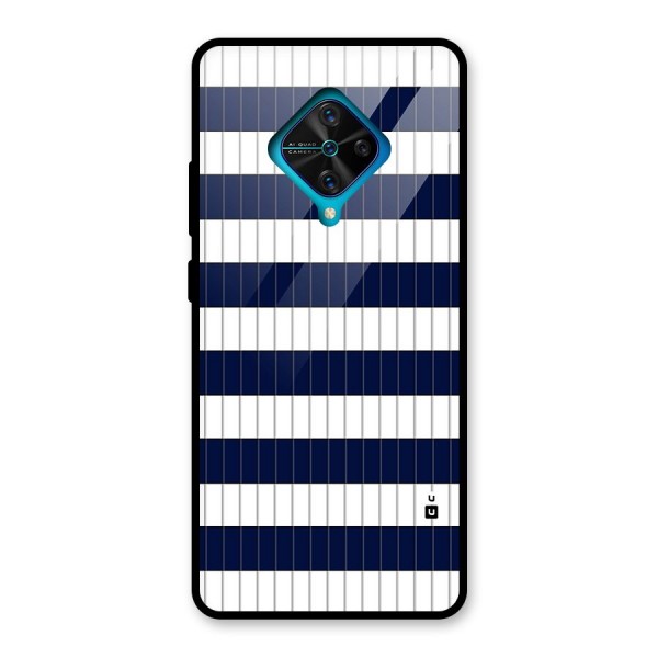 Step Stripes Glass Back Case for Vivo S1 Pro