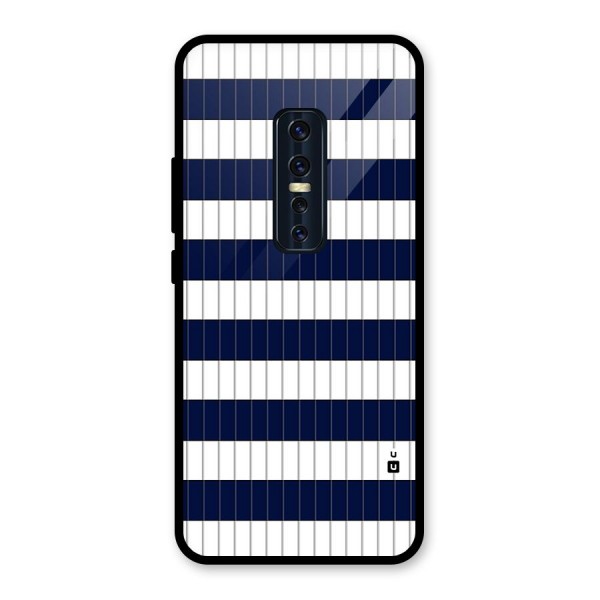 Step Stripes Glass Back Case for Vivo V17 Pro