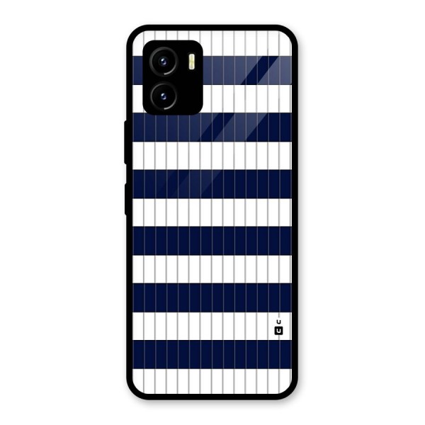 Step Stripes Glass Back Case for Vivo Y15s