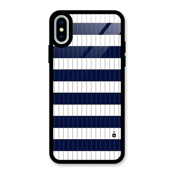 Step Stripes Glass Back Case for iPhone X