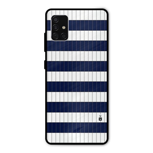 Step Stripes Metal Back Case for Galaxy A51