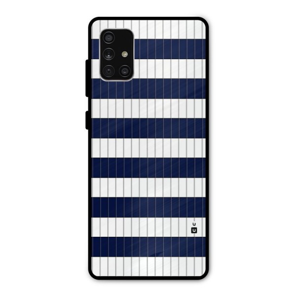 Step Stripes Metal Back Case for Galaxy A71