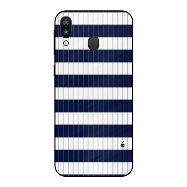 Step Stripes Metal Back Case for Galaxy M20