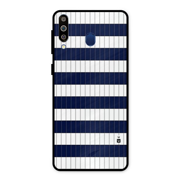 Step Stripes Metal Back Case for Galaxy M30