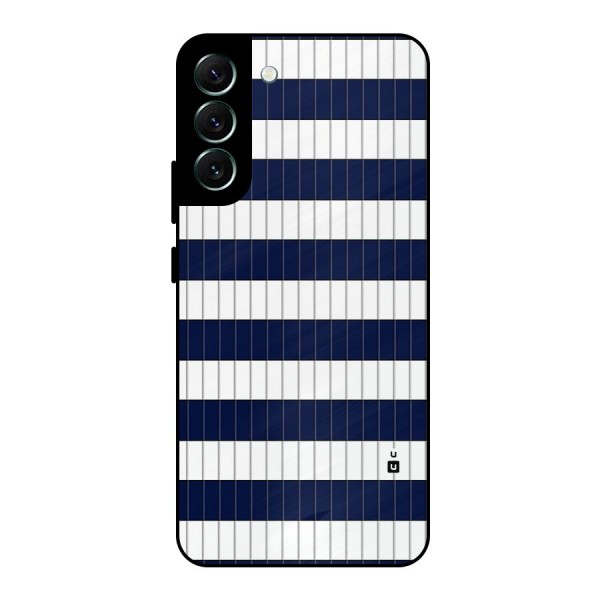 Step Stripes Metal Back Case for Galaxy S22 Plus 5G