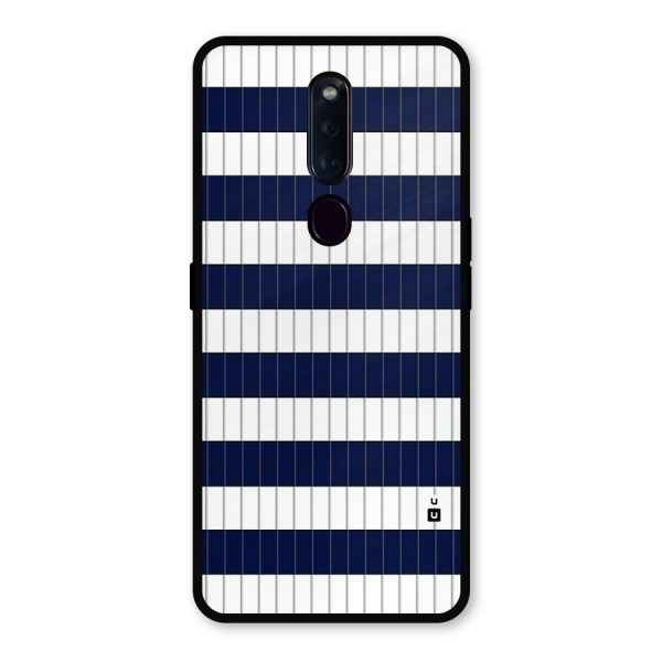 Step Stripes Metal Back Case for Oppo F11 Pro