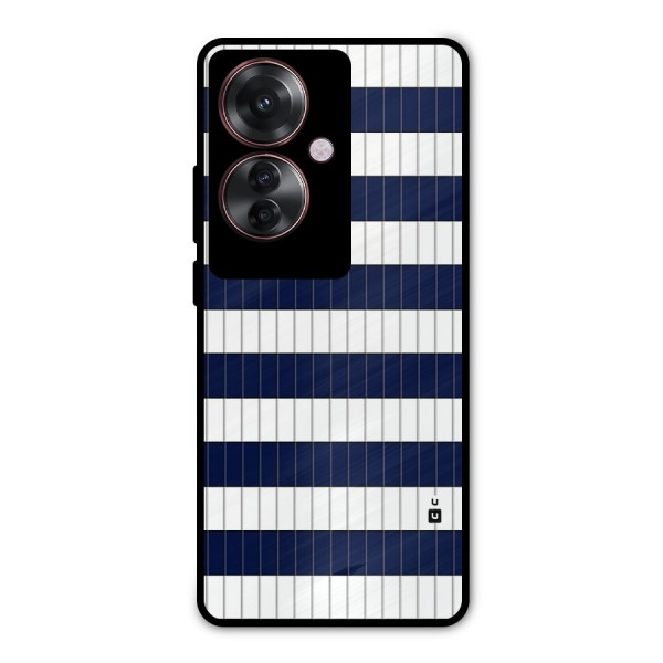 Step Stripes Metal Back Case for Oppo F25 Pro