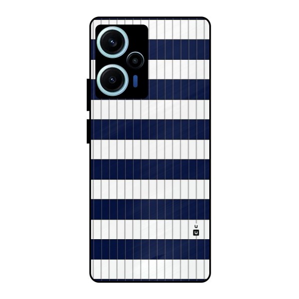 Step Stripes Metal Back Case for Poco F5