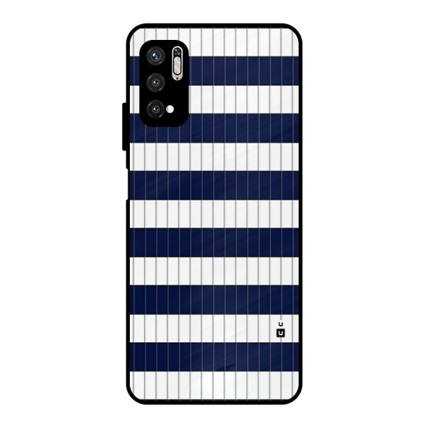 Step Stripes Metal Back Case for Poco M3 Pro 5G