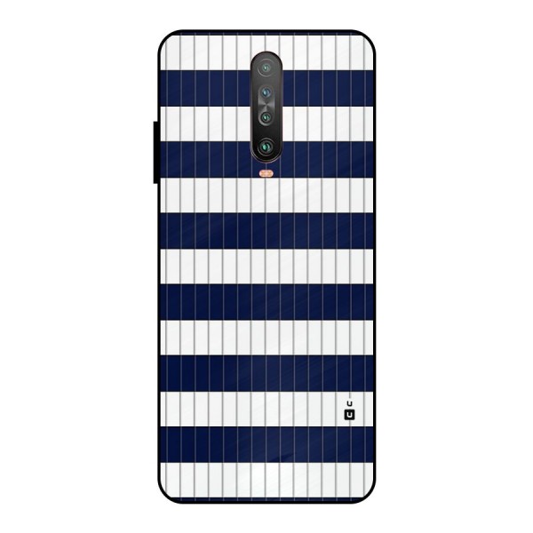 Step Stripes Metal Back Case for Poco X2