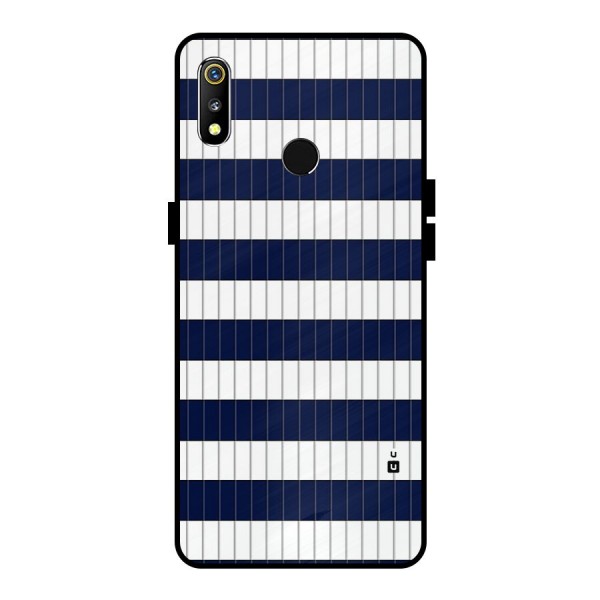 Step Stripes Metal Back Case for Realme 3