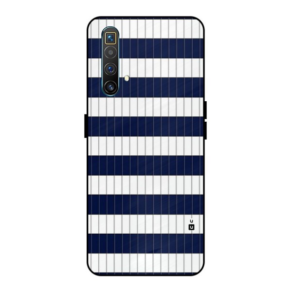 Step Stripes Metal Back Case for Realme X3