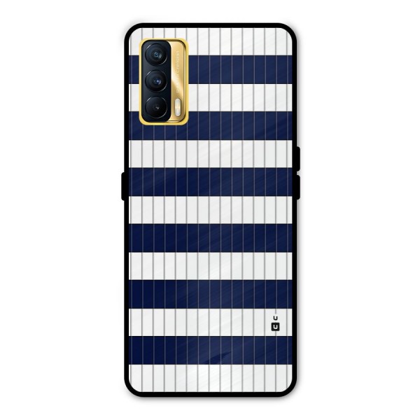 Step Stripes Metal Back Case for Realme X7