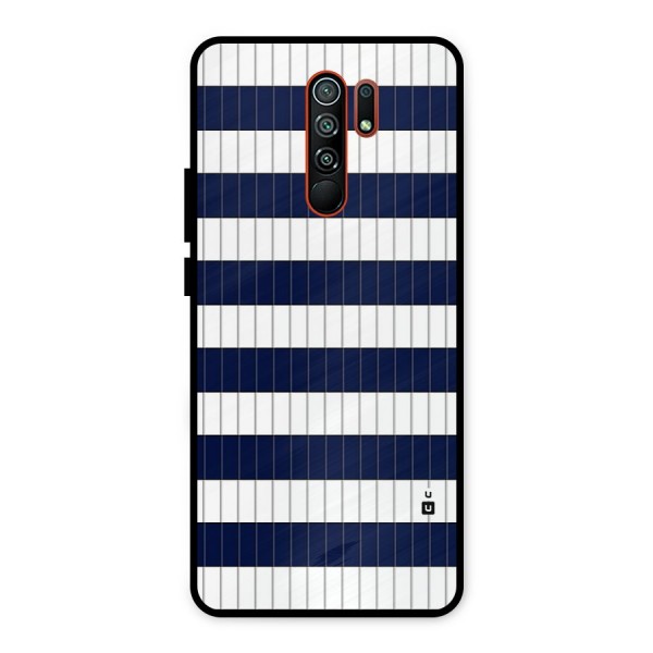 Step Stripes Metal Back Case for Redmi 9 Prime