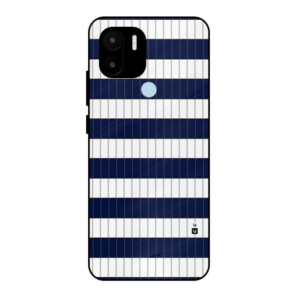 Step Stripes Metal Back Case for Redmi A1 Plus