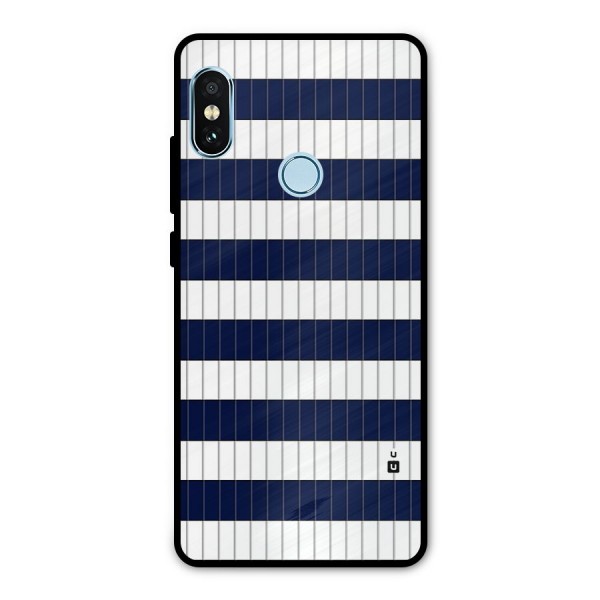 Step Stripes Metal Back Case for Redmi Note 5 Pro