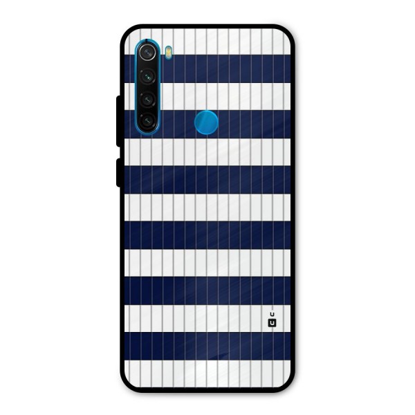 Step Stripes Metal Back Case for Redmi Note 8