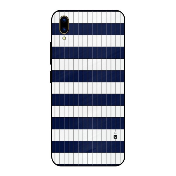 Step Stripes Metal Back Case for Vivo V11 Pro