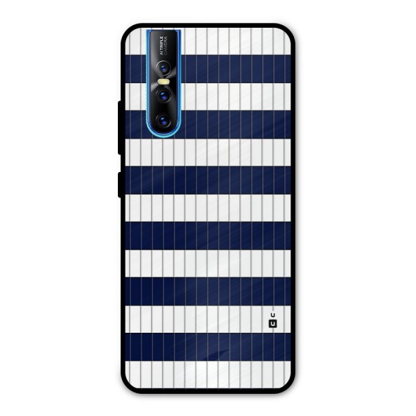 Step Stripes Metal Back Case for Vivo V15 Pro