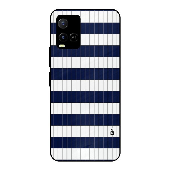 Step Stripes Metal Back Case for Vivo Y21