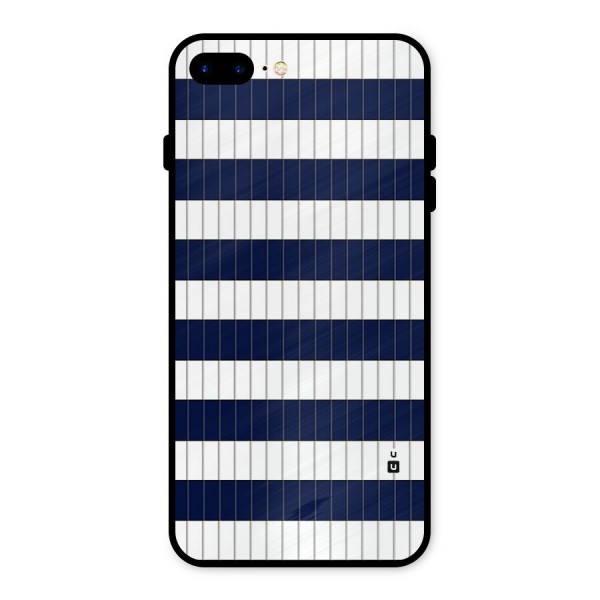 Step Stripes Metal Back Case for iPhone 8 Plus