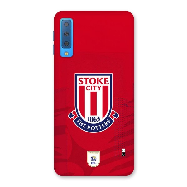 Stoke City Back Case for Galaxy A7 (2018)