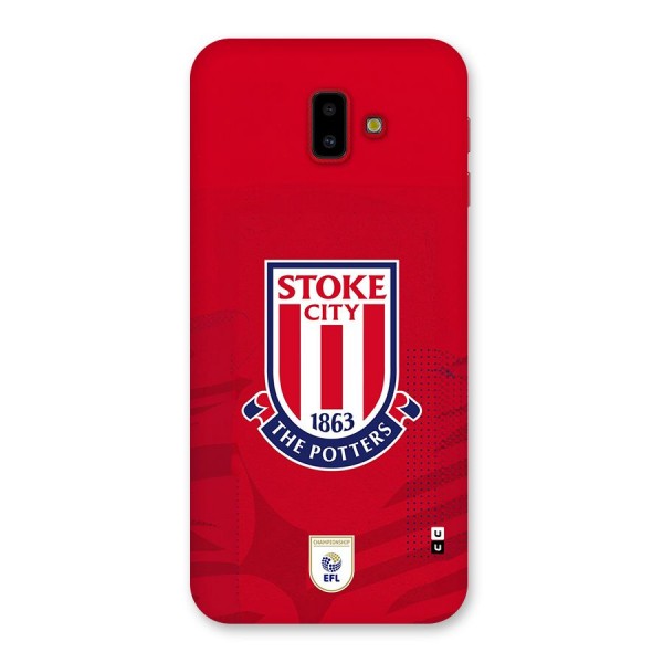 Stoke City Back Case for Galaxy J6 Plus