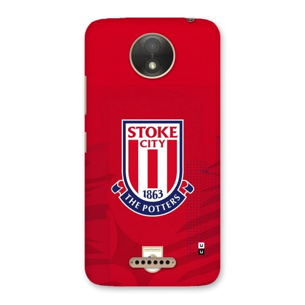 Stoke City Back Case for Moto C Plus