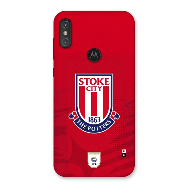 Stoke City Back Case for Motorola One Power