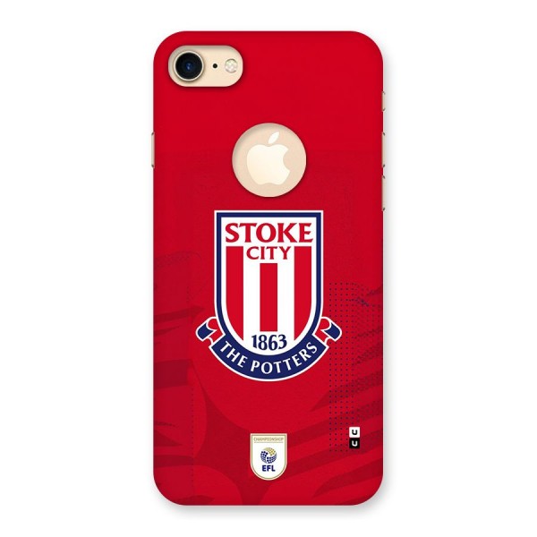 Stoke City Back Case for iPhone 8 Logo Cut