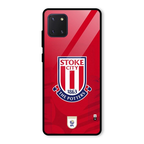 Stoke City Glass Back Case for Galaxy Note 10 Lite