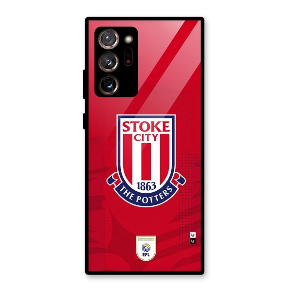 Stoke City Glass Back Case for Galaxy Note 20 Ultra