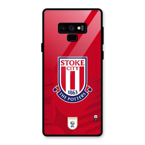 Stoke City Glass Back Case for Galaxy Note 9