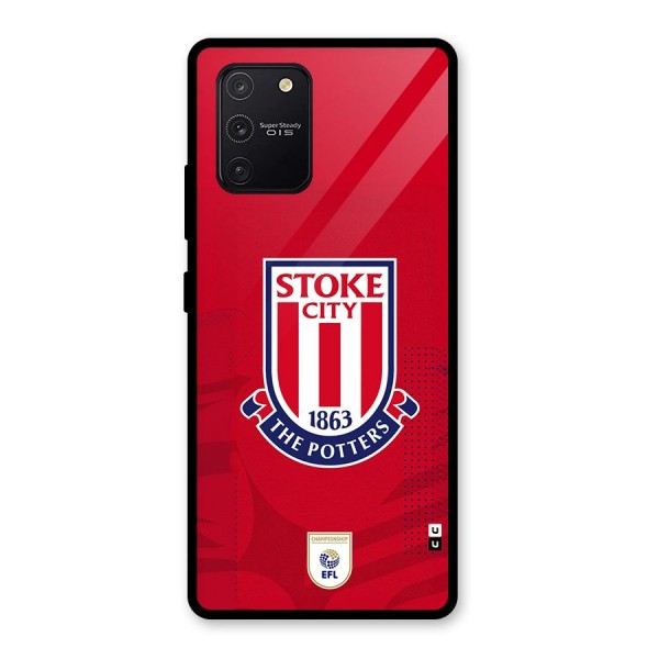 Stoke City Glass Back Case for Galaxy S10 Lite