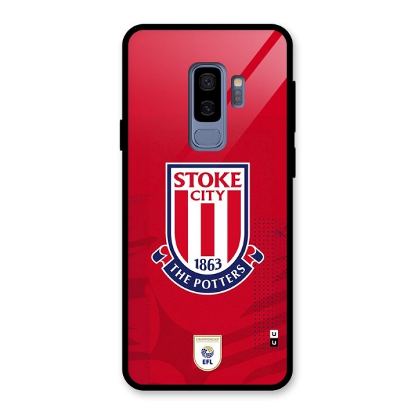 Stoke City Glass Back Case for Galaxy S9 Plus