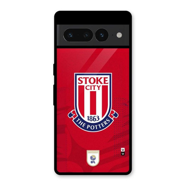 Stoke City Glass Back Case for Google Pixel 7 Pro