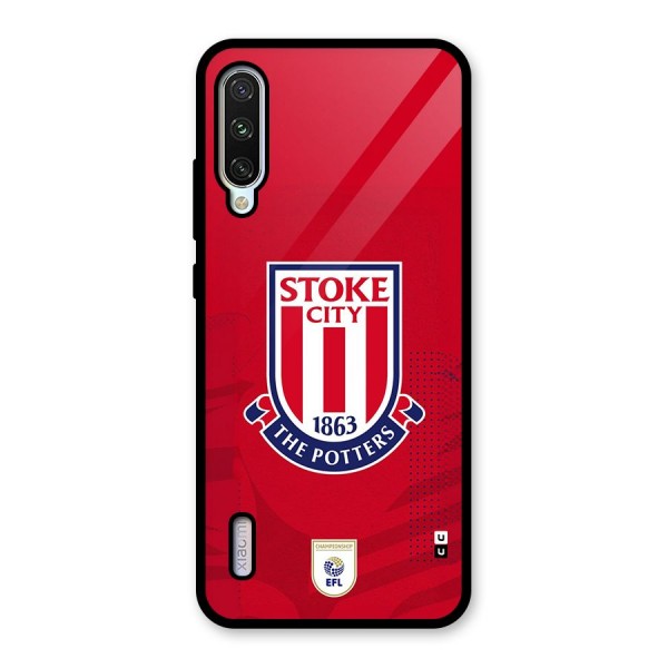 Stoke City Glass Back Case for Mi A3