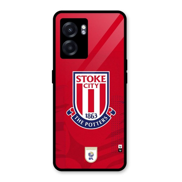 Stoke City Glass Back Case for Oppo K10 (5G)