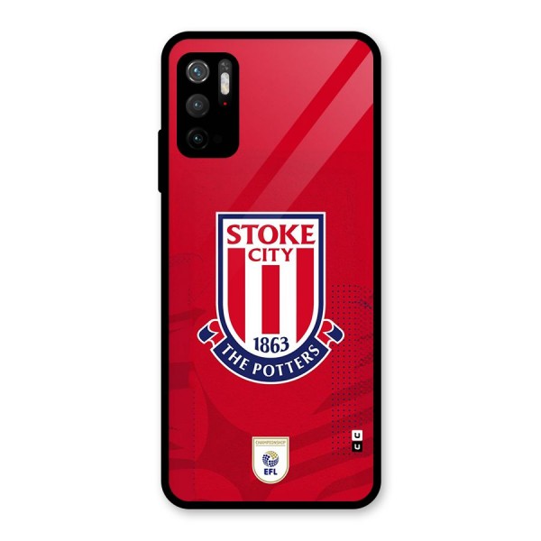 Stoke City Glass Back Case for Poco M3 Pro 5G