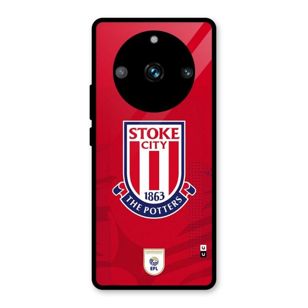 Stoke City Glass Back Case for Realme 11 Pro