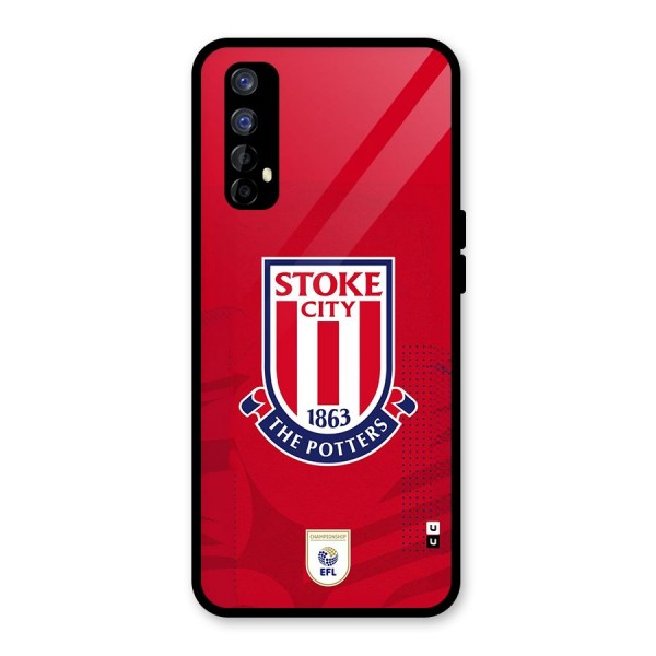 Stoke City Glass Back Case for Realme 7