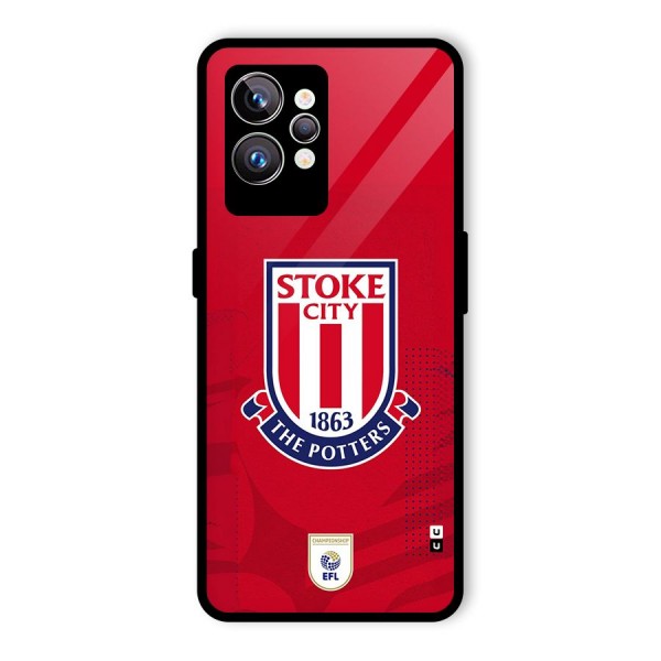 Stoke City Glass Back Case for Realme GT2 Pro