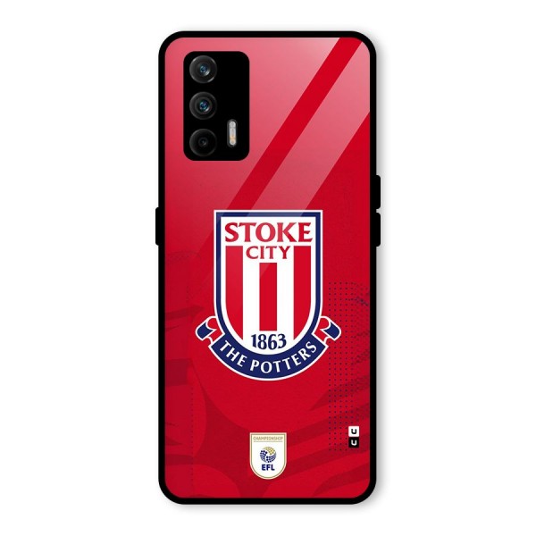 Stoke City Glass Back Case for Realme GT 5G