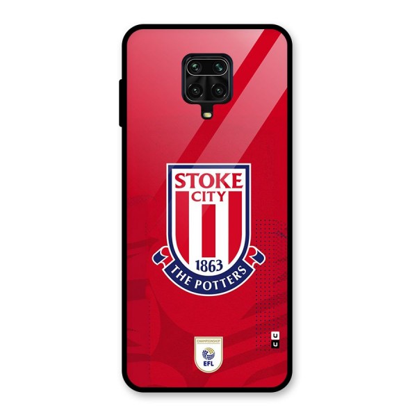 Stoke City Glass Back Case for Redmi Note 10 Lite